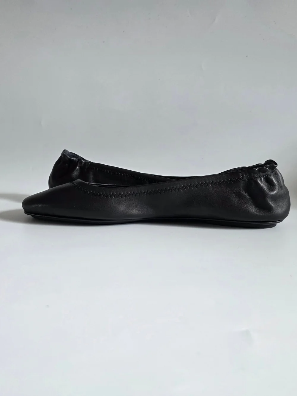 Quince Italian Leather On-The-Go Black Ballet Flat Woman's Size 10 - Picture 6 of 13